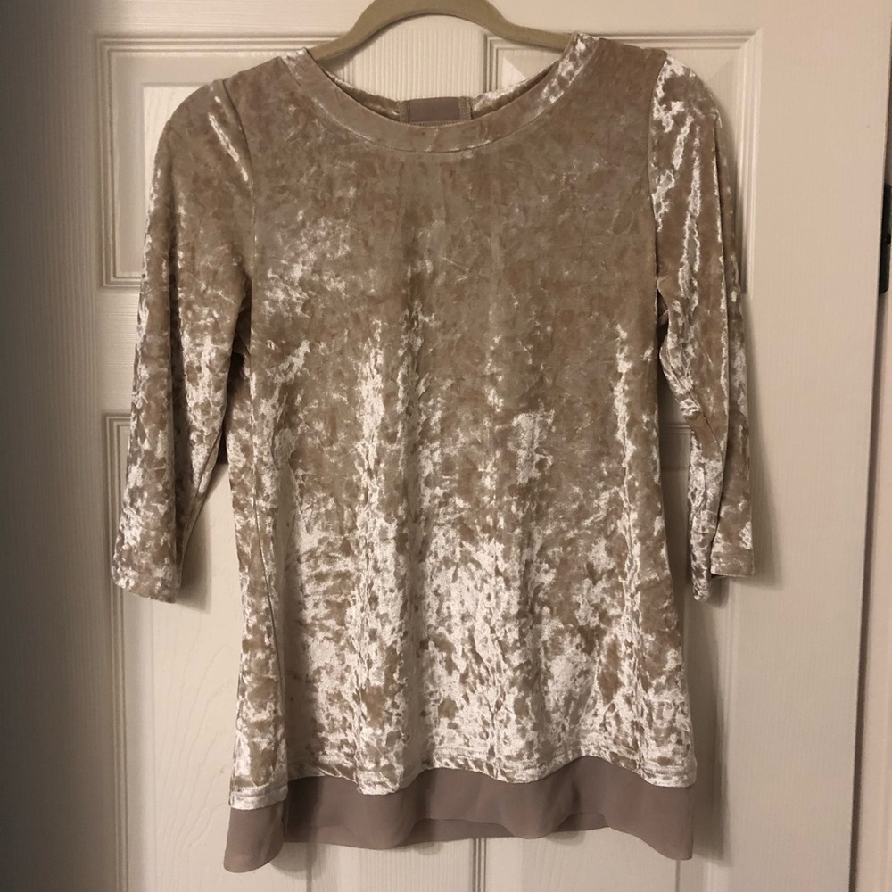 Velvet top NWOT